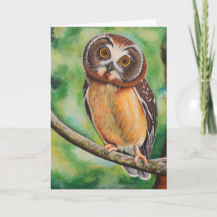 Tarjeta de felicitación Owl