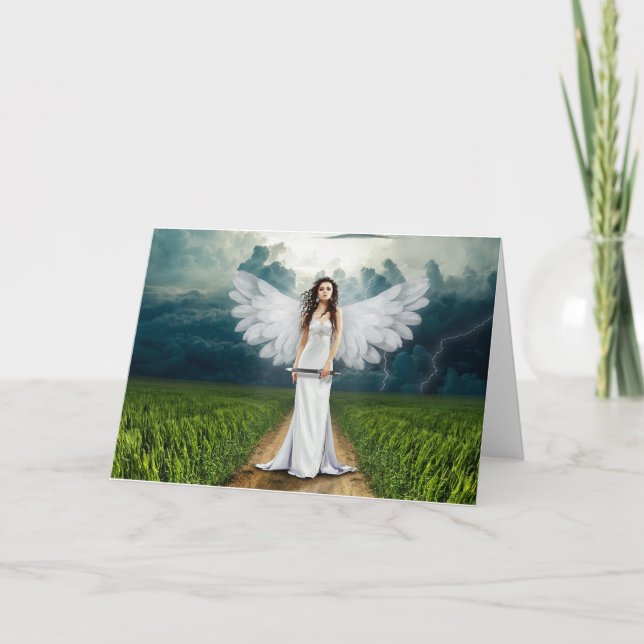 Tarjeta de felicitación Pagan de Athame Goddess (Anverso)