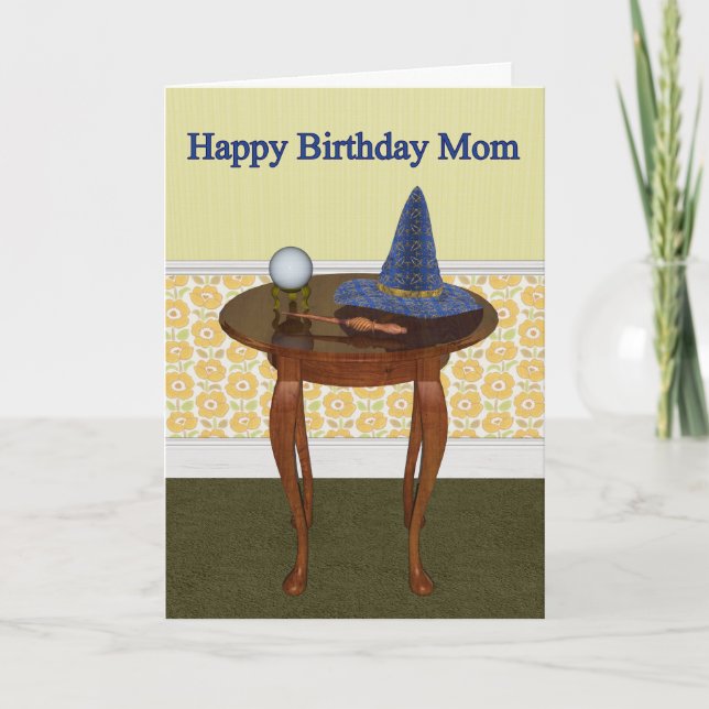 Tarjeta de felicitación pagana de la mamá del (Anverso)