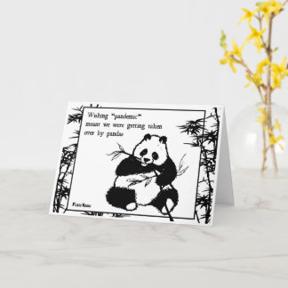 Tarjeta de felicitación pandémica