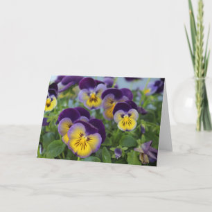 Tarjeta de felicitación Pansy