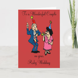 TARJETA DE FELICITACIÓN PARA ANIVERSARIO DE BODAS 
