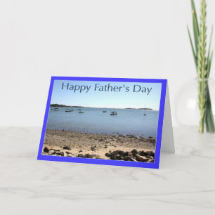 Tarjeta de felicitación para barcos de vela del Dí