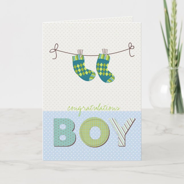 tarjeta de felicitación para bebé (Anverso)