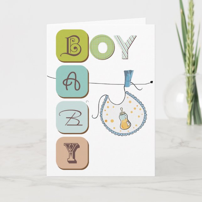 tarjeta de felicitación para bebé (Anverso)