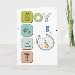 tarjeta de felicitación para bebé