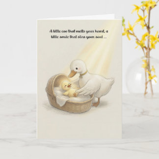 Tarjeta de Felicitación para Bebé Cristiana basada