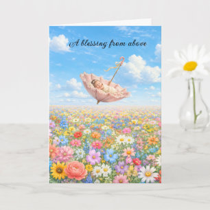 Tarjeta de Felicitación para Bebé Niña