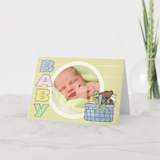 Tarjeta de felicitación para bebés