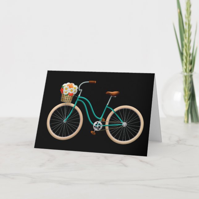 Tarjeta de felicitación para bicicletas (Anverso)
