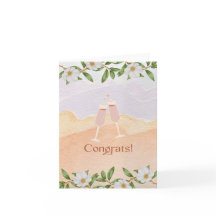 Tarjeta de felicitación para Boda pequeño y compro