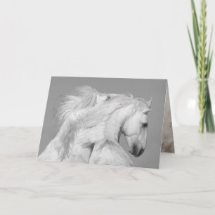 Tarjeta de felicitación para caballos - Dos Stalli