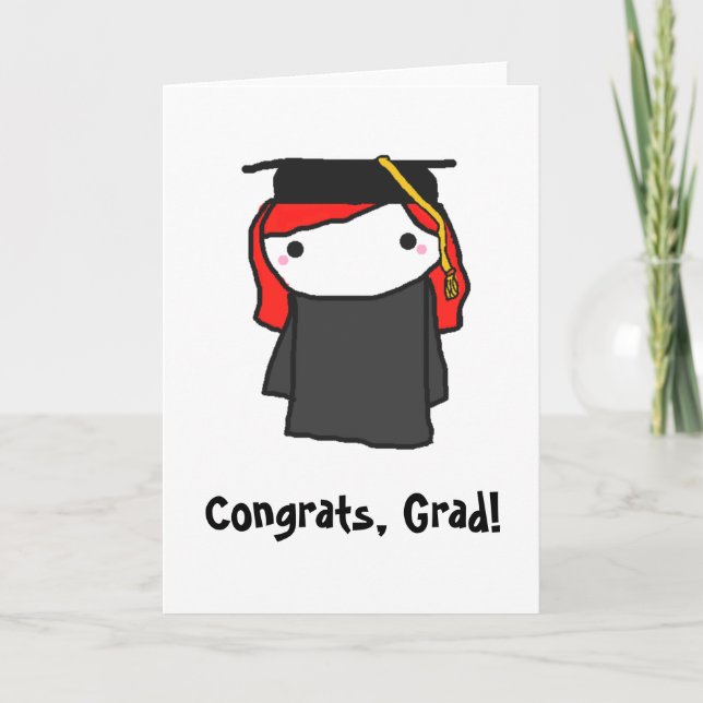 Tarjeta de felicitación para Chica personalizado (Anverso)