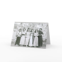 Tarjeta de felicitación para Chicas Wainwright