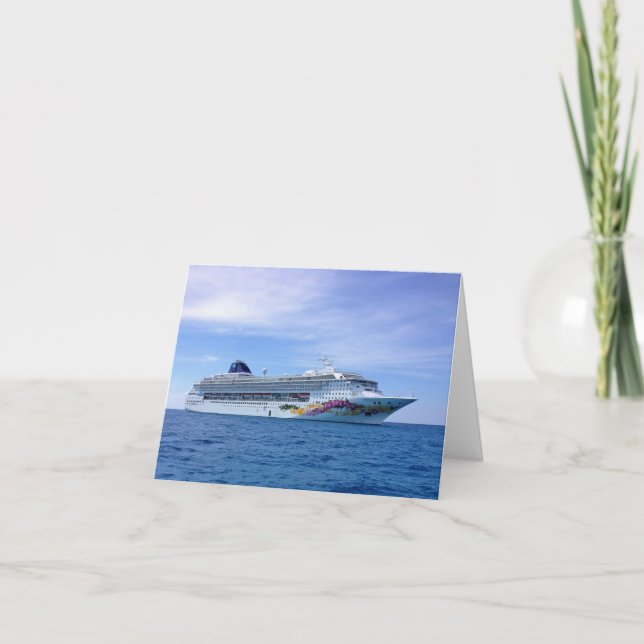 Tarjeta de felicitación para cruceros (Anverso)