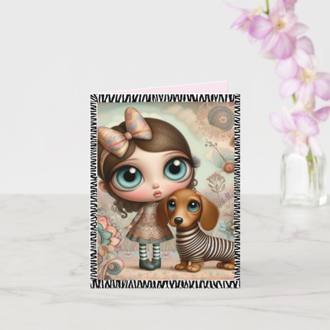 Tarjeta de felicitación para cualquier ocasión del (Orquídea)