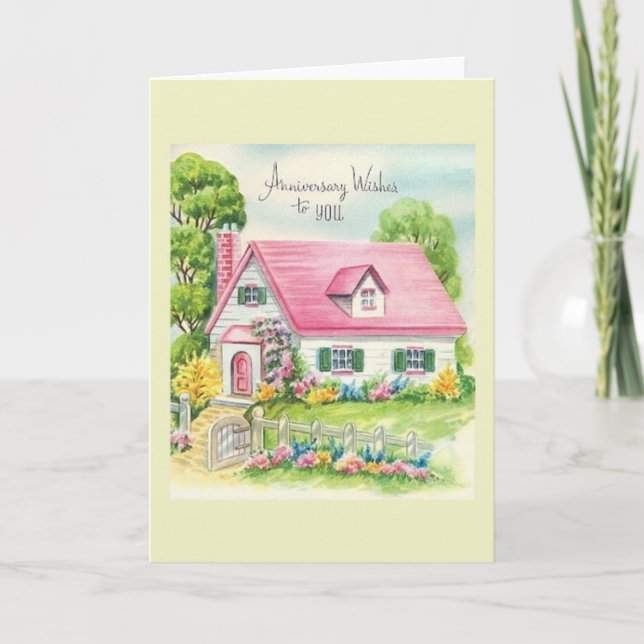 Tarjeta de felicitación para el aniversario de Vin (Anverso)