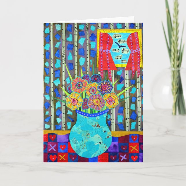 Tarjeta de felicitación para el Bouquet de la Feli (Anverso)