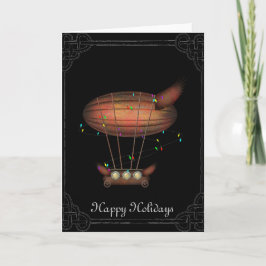 Tarjeta de felicitación para el buque Steampunk Na
