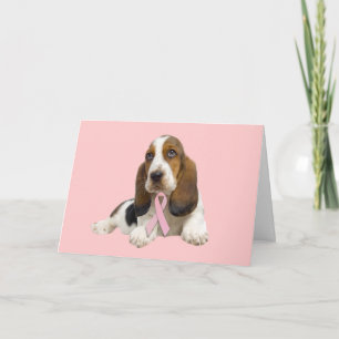 Tarjeta de felicitación para el cáncer de seno de