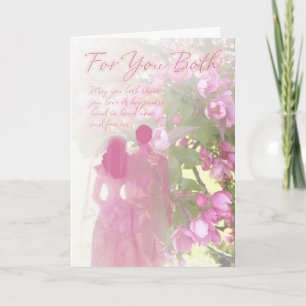 Tarjeta de Felicitación para el Día de la Boda