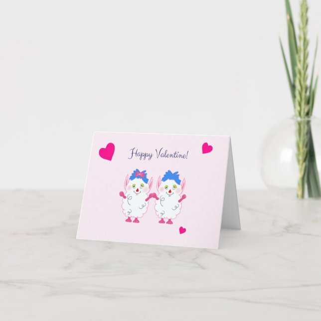 Tarjeta de felicitación para el Día de San Valentí (Anverso)