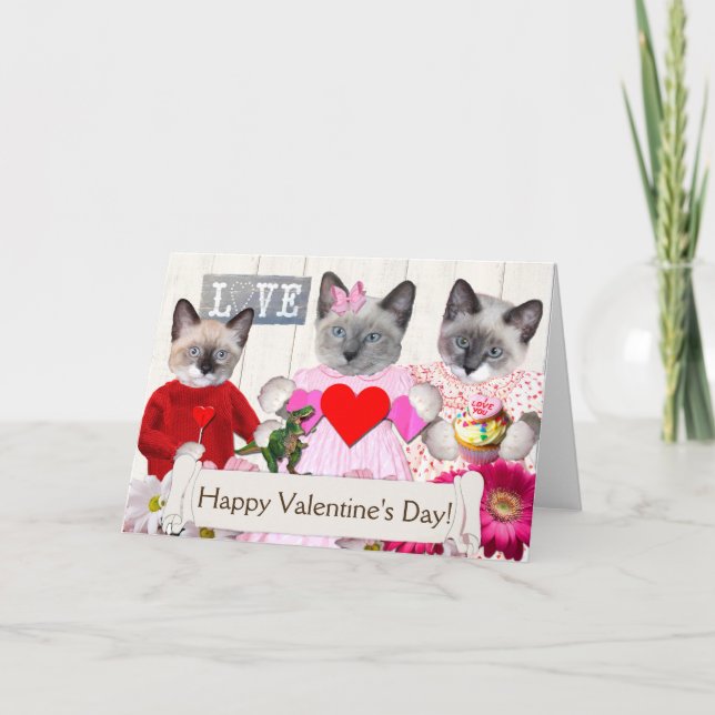 Tarjeta de felicitación para El día de San Valentí (Anverso)