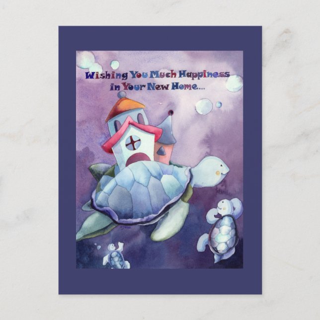 Tarjeta de felicitación para estrenar hogar (Anverso)