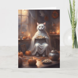 Tarjeta de felicitación para fiesta de Halloween d