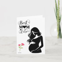 Tarjeta de felicitación para futura mamá