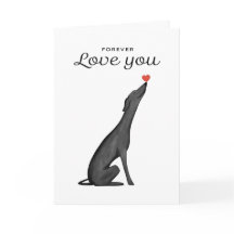 Tarjeta de Felicitación para Galgo, Amante de Galg