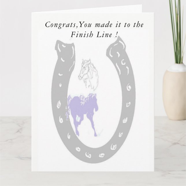 Tarjeta de felicitación para graduación (Anverso)