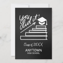 Tarjeta de felicitación para graduación