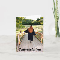 Tarjeta de felicitación para graduación de joven