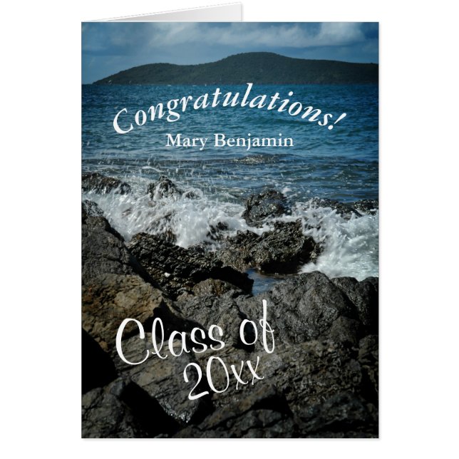 Tarjeta de felicitación para graduados (Frente)