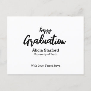 Tarjeta de felicitación para la graduación