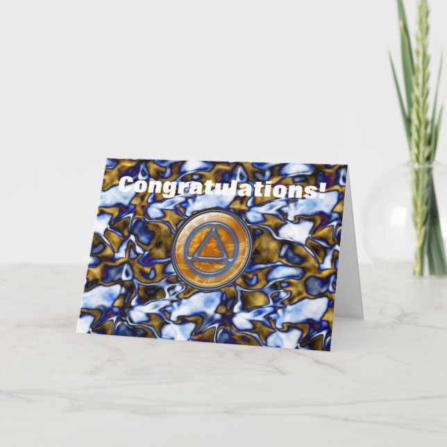 Tarjeta de felicitación para la recuperación de la (Anverso)