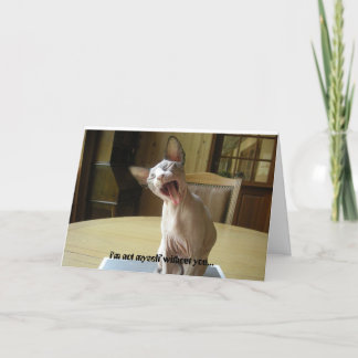 Tarjeta de felicitación para los amantes
