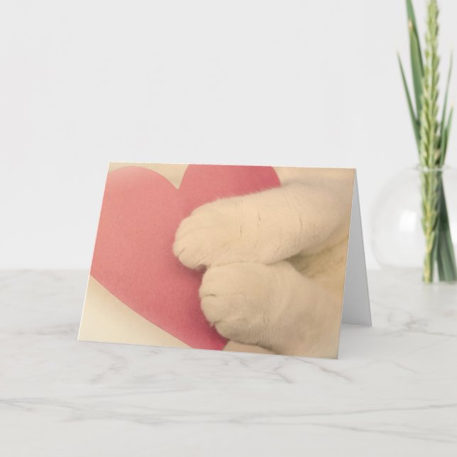 Tarjeta de felicitación para los amantes del (Anverso)