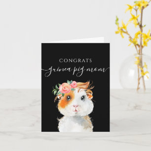 Tarjeta de Felicitación para Mamá Conejillo de Ind