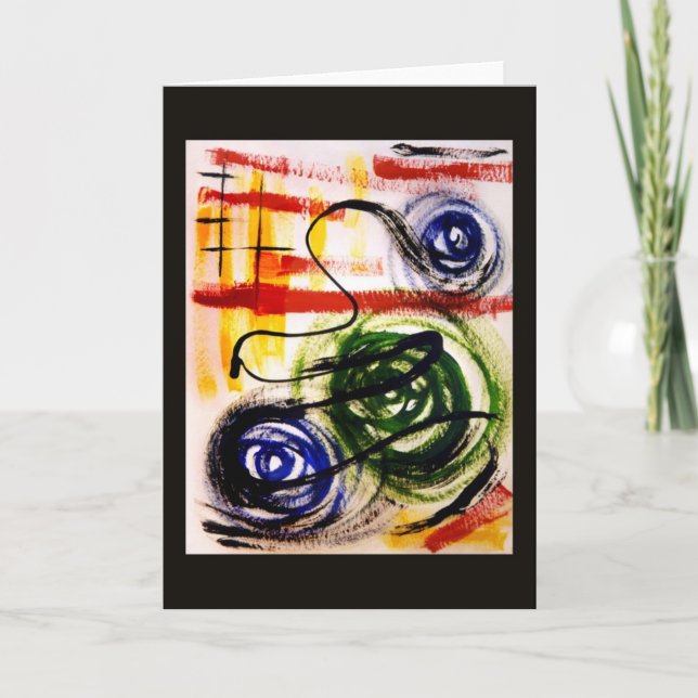 Tarjeta de felicitación para máquinas modernas (Anverso)