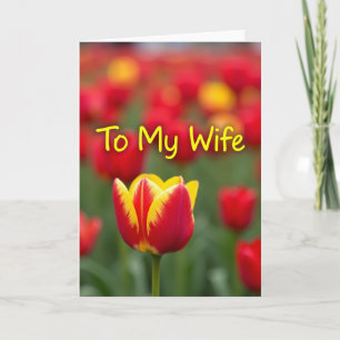 Tarjeta de Felicitación para Mi Esposa