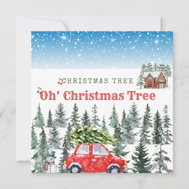 Tarjeta de felicitación para navidades (Anverso)