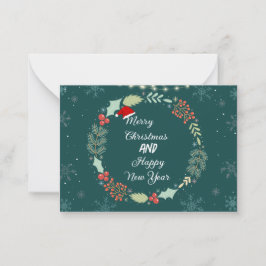 Tarjeta de felicitación para navidades