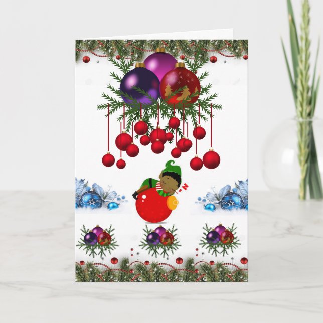 Tarjeta de felicitación para navidades (Anverso)