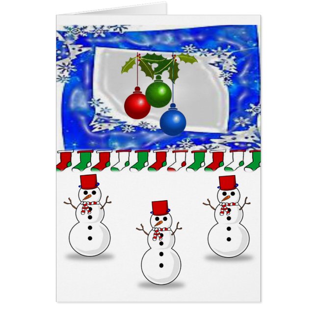 Tarjeta de felicitación para navidades (Frente)