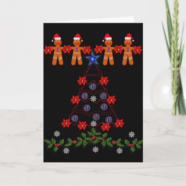 Tarjeta de felicitación para navidades (Anverso)