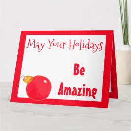 Tarjeta de felicitación para navidades