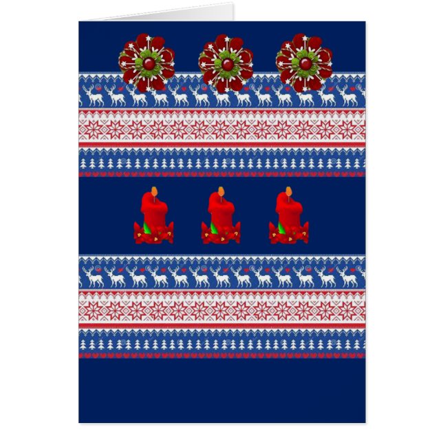 Tarjeta de felicitación para navidades (Frente)