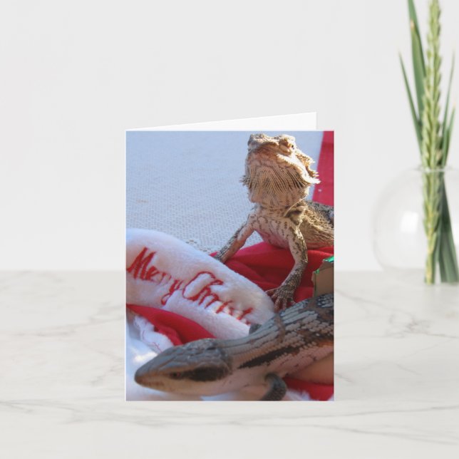 Tarjeta de felicitación para Navidades australiano (Anverso)